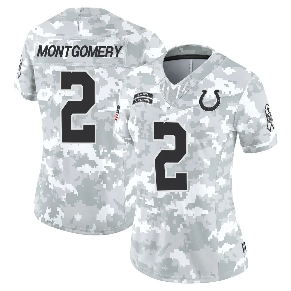Women's Indianapolis Colts D.j. Montgomery Nike 2024 Salute to Service Limited Arctic Camo Jersey Women's Indianapolis Colts D.j. Montgomery Nike 2024 Salute to Service Limited Arctic Camo Jersey