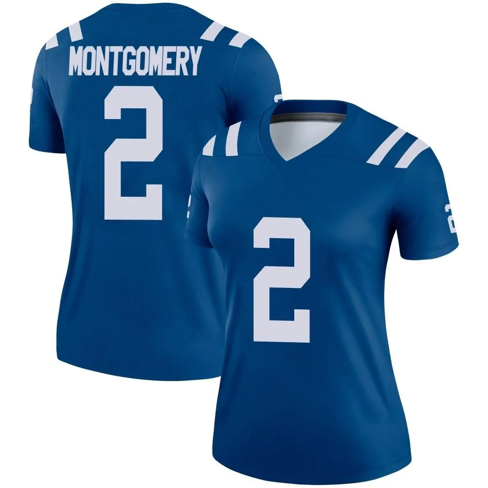 Women's Indianapolis Colts D.j. Montgomery Nike Legend Royal Jersey Women's Indianapolis Colts D.j. Montgomery Nike Legend Royal Jersey
