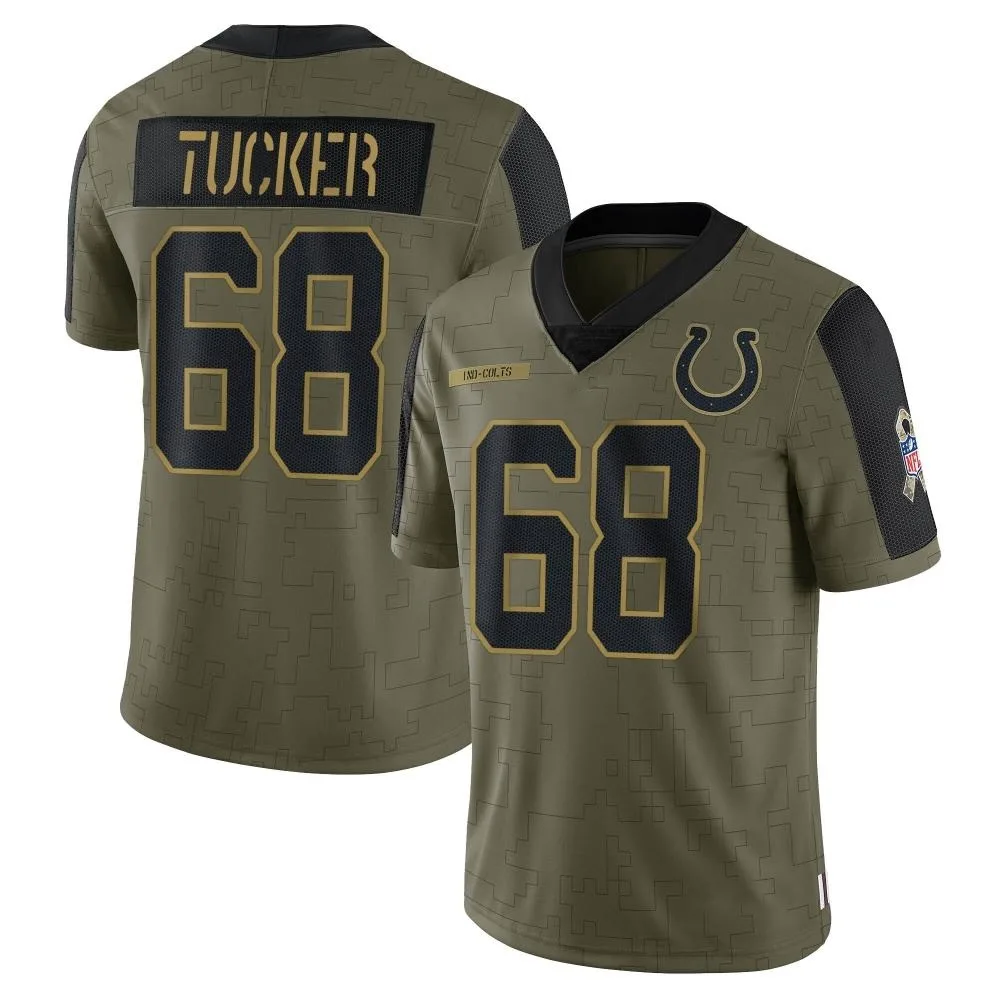 Men's Indianapolis Colts Dalton Tucker Nike 2021 Salute To Service Limited Olive Jersey Men's Indianapolis Colts Dalton Tucker Nike 2021 Salute To Service Limited Olive Jersey