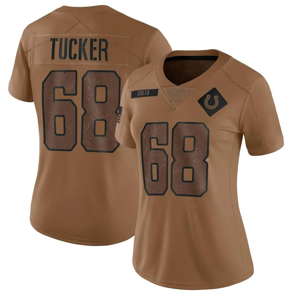Women's Indianapolis Colts Dalton Tucker Nike 2023 Salute To Service Limited Brown Jersey Women's Indianapolis Colts Dalton Tucker Nike 2023 Salute To Service Limited Brown Jersey
