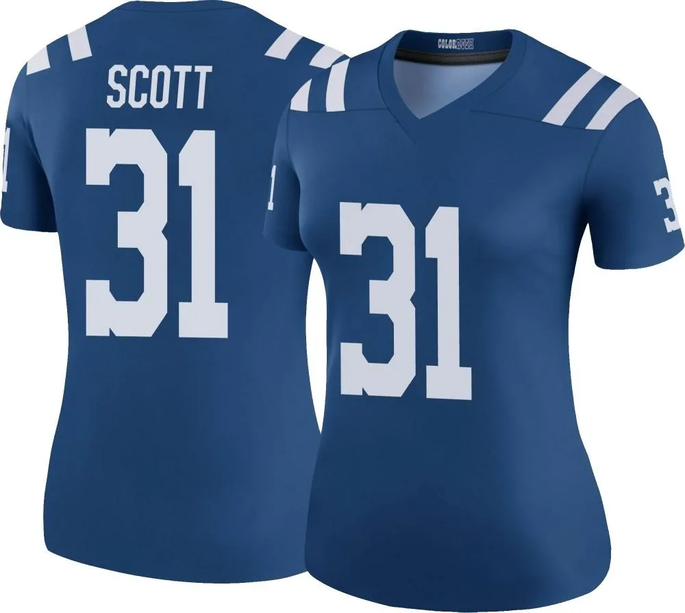 Women's Indianapolis Colts Daniel Scott Nike Color Rush Legend Royal Jersey Women's Indianapolis Colts Daniel Scott Nike Color Rush Legend Royal Jersey