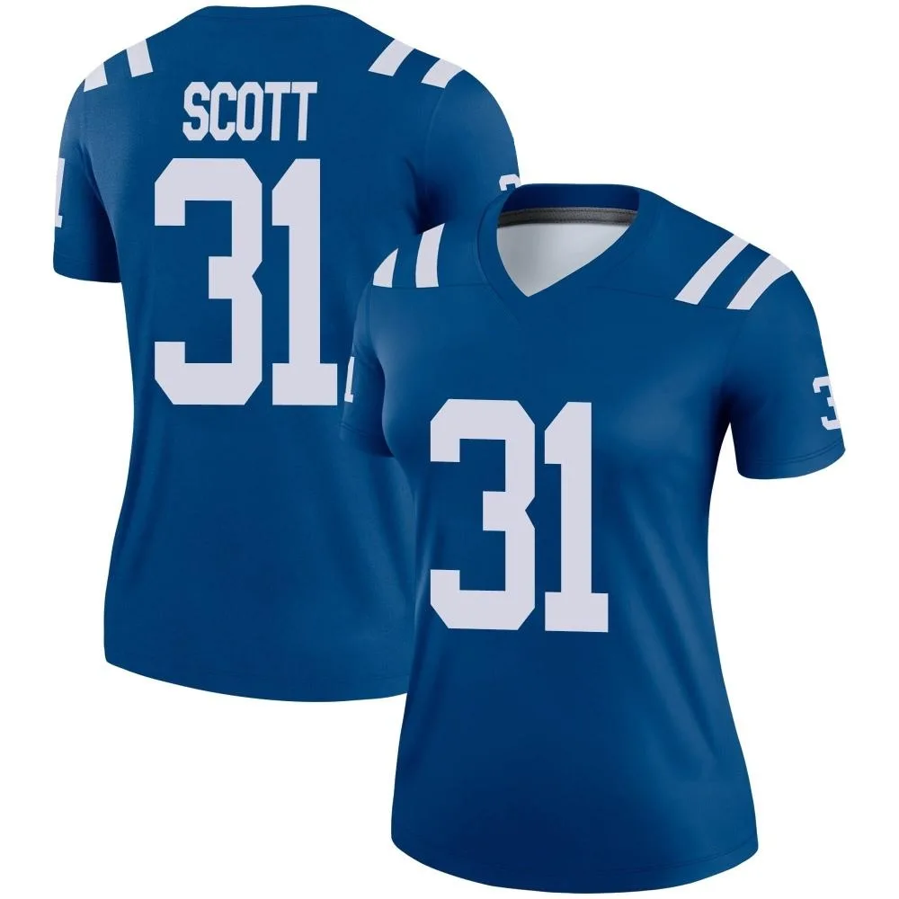 Women's Indianapolis Colts Daniel Scott Nike Legend Royal Jersey Women's Indianapolis Colts Daniel Scott Nike Legend Royal Jersey