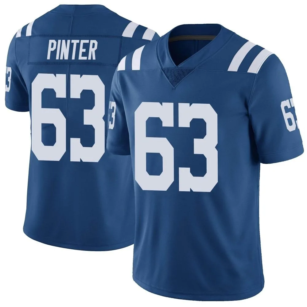 Men's Indianapolis Colts Danny Pinter Nike Color Rush Vapor Untouchable Limited Royal Jersey Men's Indianapolis Colts Danny Pinter Nike Color Rush Vapor Untouchable Limited Royal Jersey
