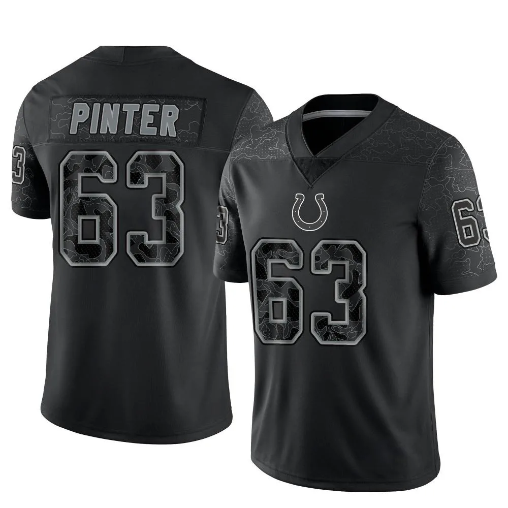 Men's Indianapolis Colts Danny Pinter Nike Reflective Limited Black Jersey Men's Indianapolis Colts Danny Pinter Nike Reflective Limited Black Jersey