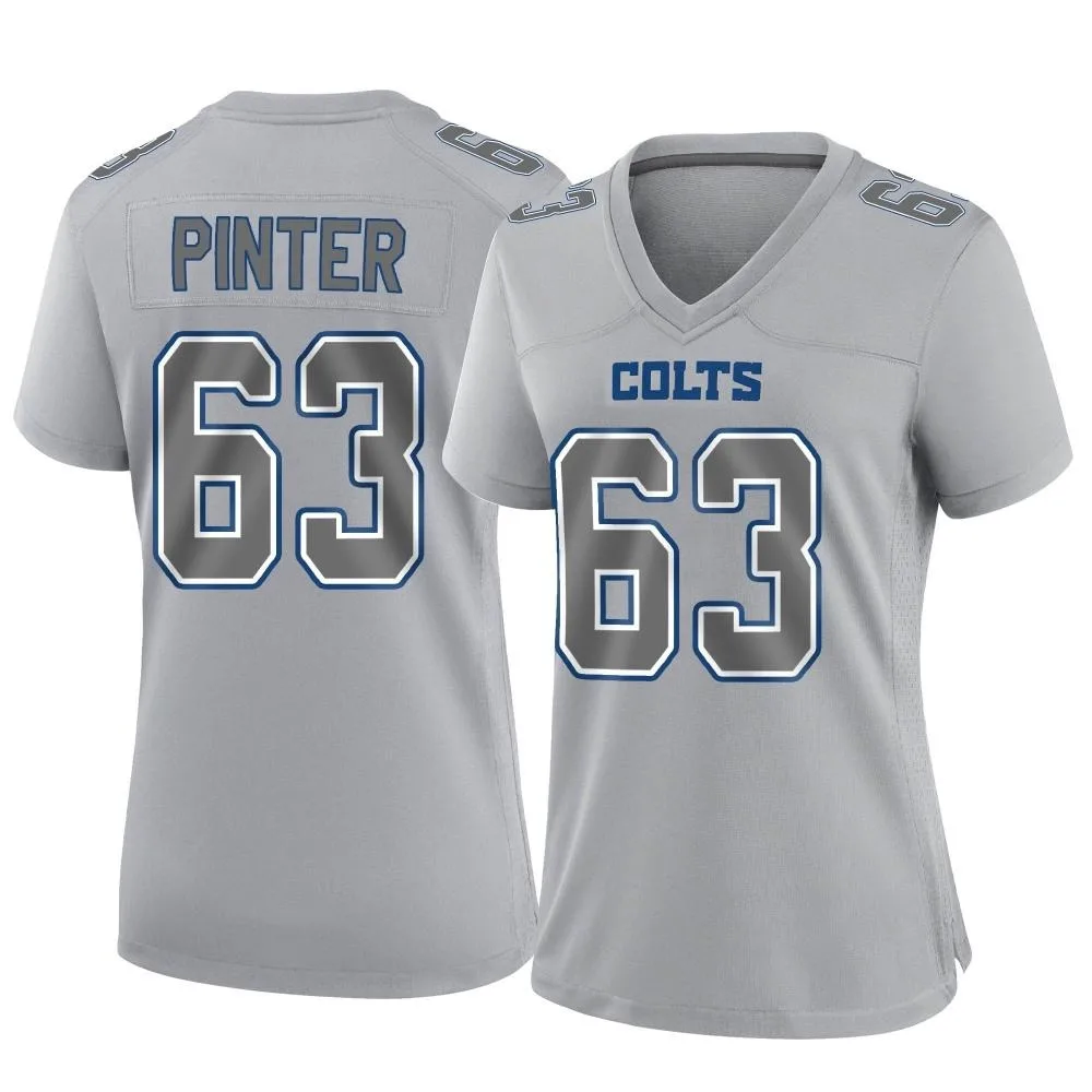 Women's Indianapolis Colts Danny Pinter Nike Atmosphere Fashion Game Gray Jersey Women's Indianapolis Colts Danny Pinter Nike Atmosphere Fashion Game Gray Jersey