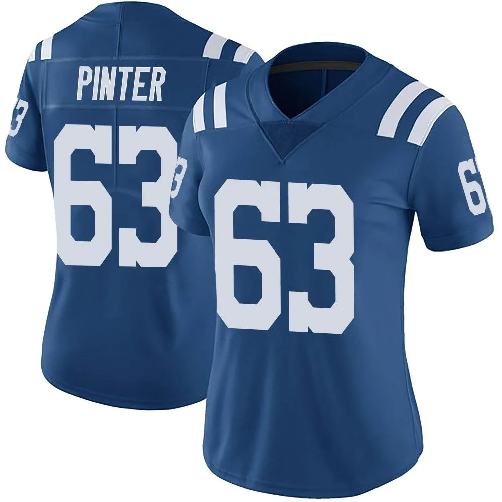 Women's Indianapolis Colts Danny Pinter Nike Color Rush Vapor Untouchable Limited Royal Jersey Women's Indianapolis Colts Danny Pinter Nike Color Rush Vapor Untouchable Limited Royal Jersey