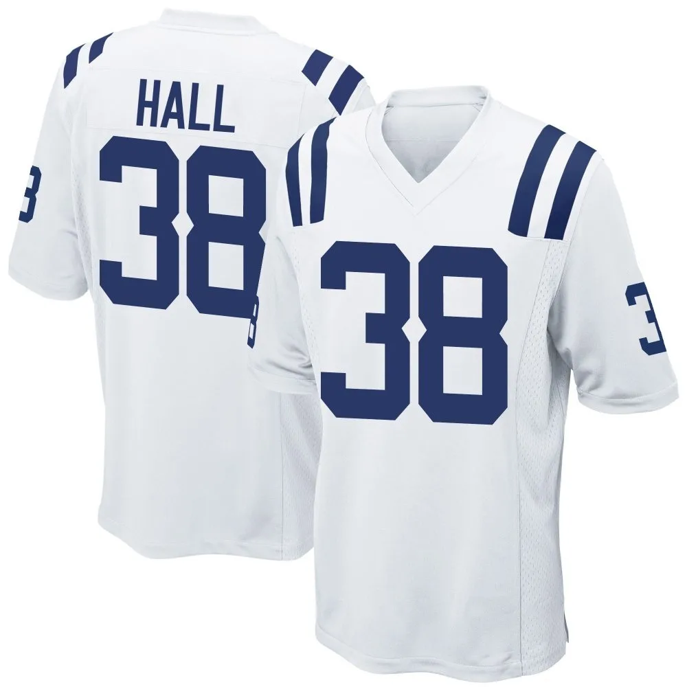 Men's Indianapolis Colts Darren Hall Nike Game White Jersey Men's Indianapolis Colts Darren Hall Nike Game White Jersey