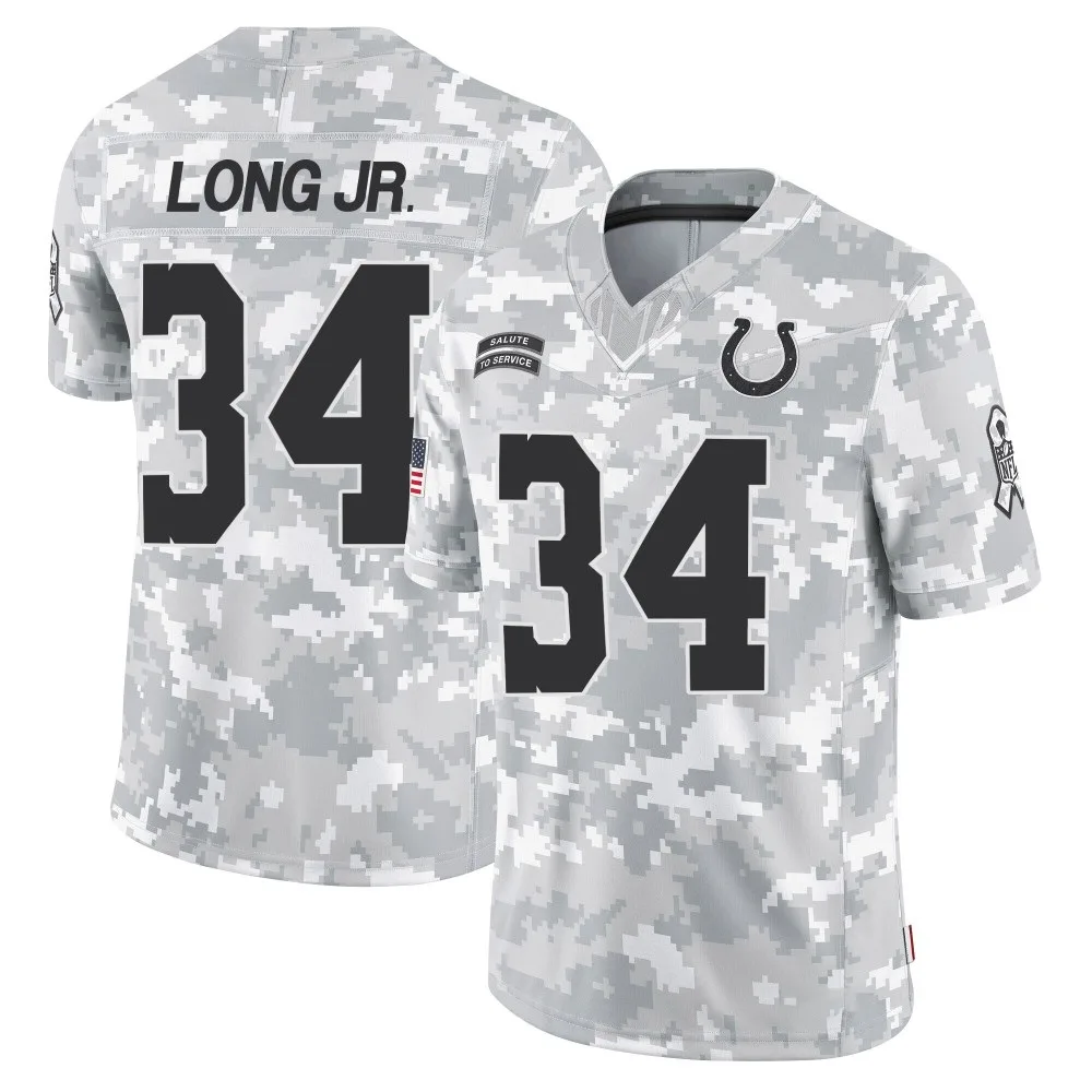 Men's Indianapolis Colts David Long Jr. Nike 2024 Salute to Service Limited Arctic Camo Jersey Men's Indianapolis Colts David Long Jr. Nike 2024 Salute to Service Limited Arctic Camo Jersey
