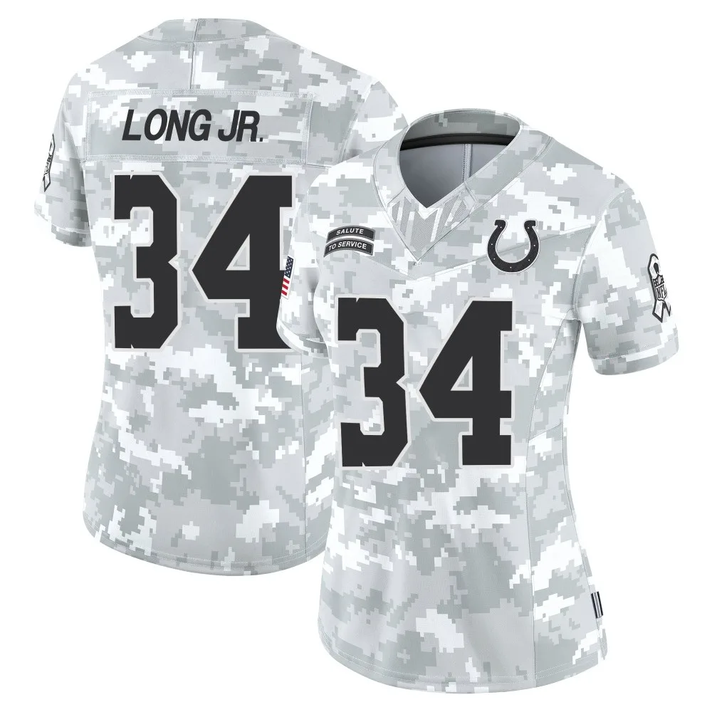 Women's Indianapolis Colts David Long Jr. Nike 2024 Salute to Service Limited Arctic Camo Jersey Women's Indianapolis Colts David Long Jr. Nike 2024 Salute to Service Limited Arctic Camo Jersey