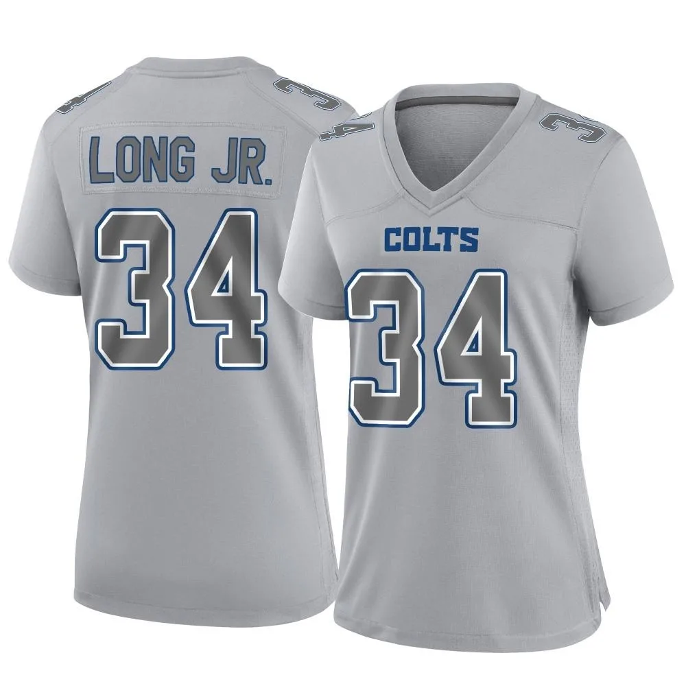 Women's Indianapolis Colts David Long Jr. Nike Atmosphere Fashion Game Gray Jersey Women's Indianapolis Colts David Long Jr. Nike Atmosphere Fashion Game Gray Jersey