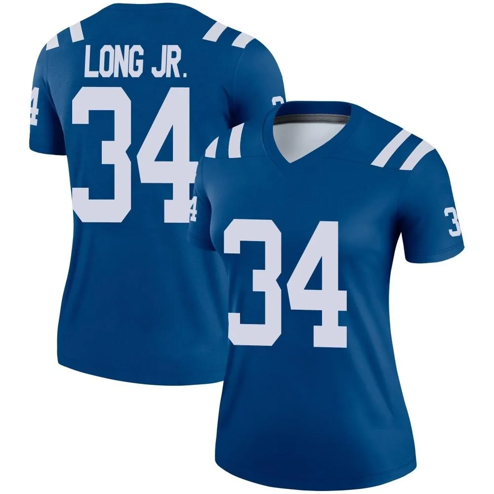 Women's Indianapolis Colts David Long Jr. Nike Legend Royal Jersey Women's Indianapolis Colts David Long Jr. Nike Legend Royal Jersey