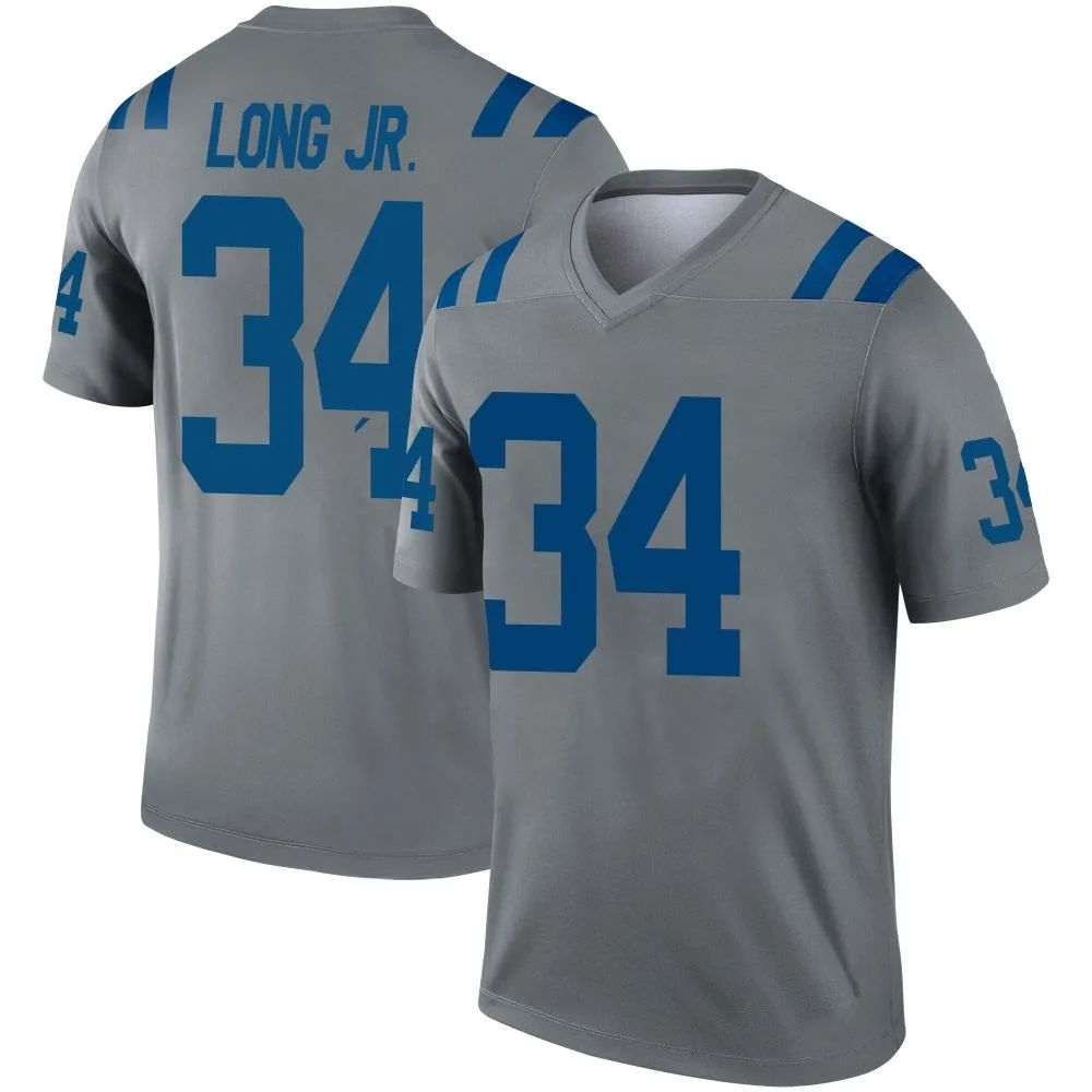 Youth Indianapolis Colts David Long Jr. Nike Inverted Legend Gray Jersey Youth Indianapolis Colts David Long Jr. Nike Inverted Legend Gray Jersey