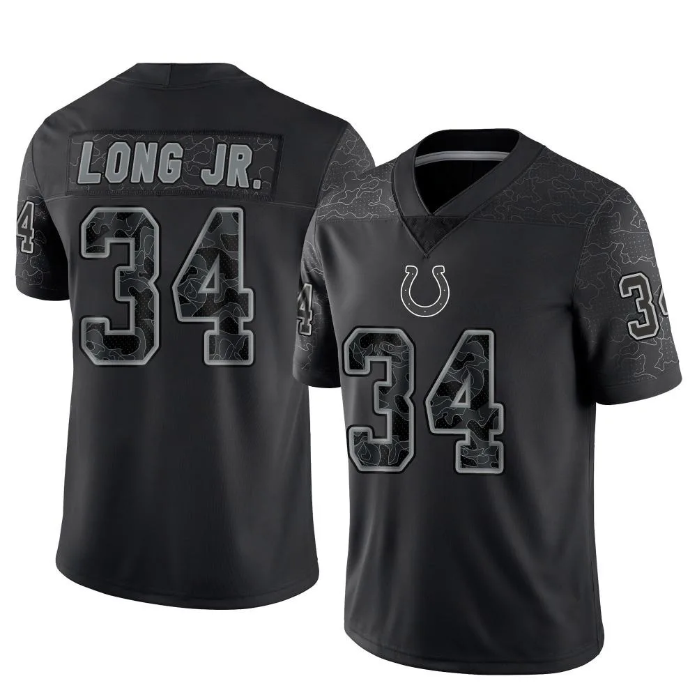 Youth Indianapolis Colts David Long Jr. Nike Reflective Limited Black Jersey Youth Indianapolis Colts David Long Jr. Nike Reflective Limited Black Jersey