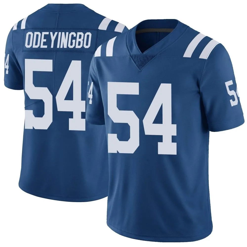 Men's Indianapolis Colts Dayo Odeyingbo Nike Color Rush Vapor Untouchable Limited Royal Jersey Men's Indianapolis Colts Dayo Odeyingbo Nike Color Rush Vapor Untouchable Limited Royal Jersey