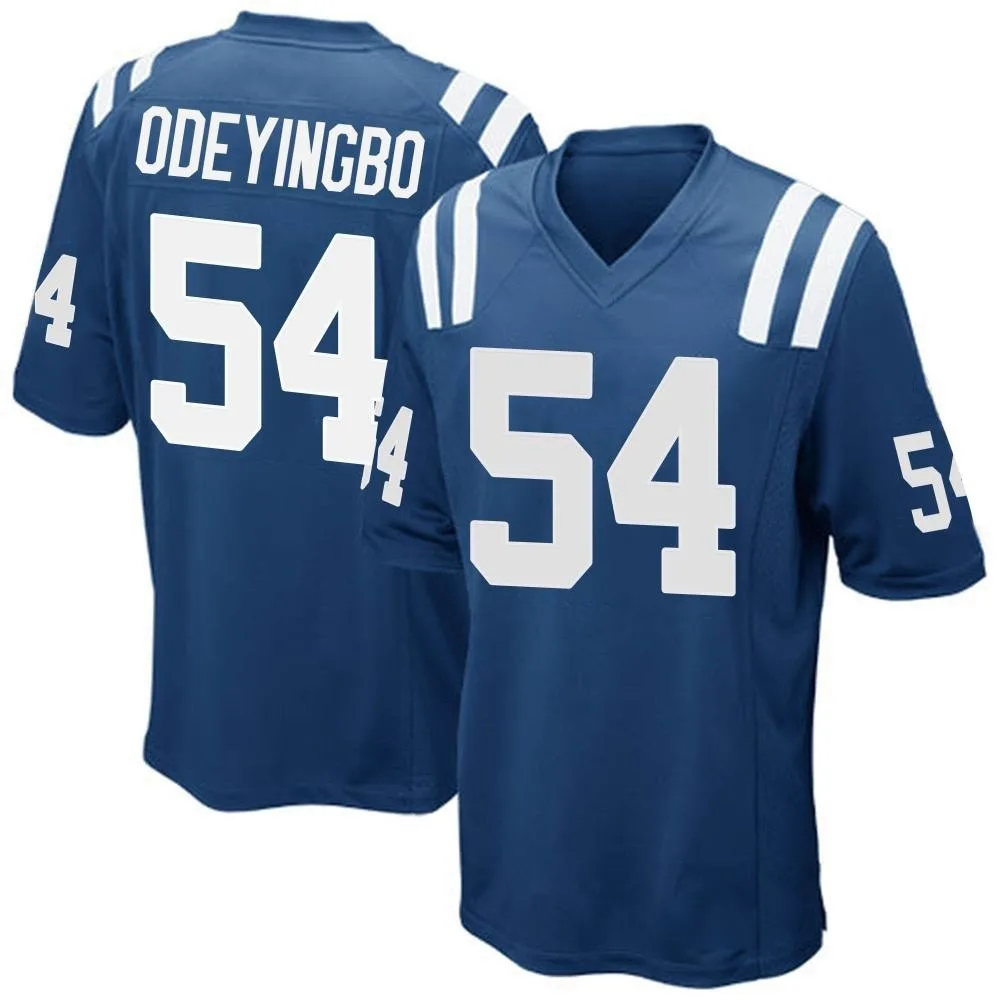 Men's Indianapolis Colts Dayo Odeyingbo Nike Team Color Game Royal Blue Jersey Men's Indianapolis Colts Dayo Odeyingbo Nike Team Color Game Royal Blue Jersey