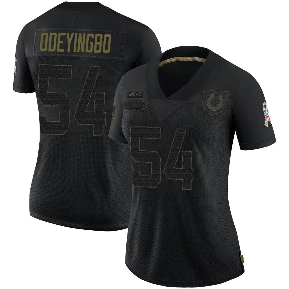 Women's Indianapolis Colts Dayo Odeyingbo Nike 2020 Salute To Service Limited Black Jersey Women's Indianapolis Colts Dayo Odeyingbo Nike 2020 Salute To Service Limited Black Jersey