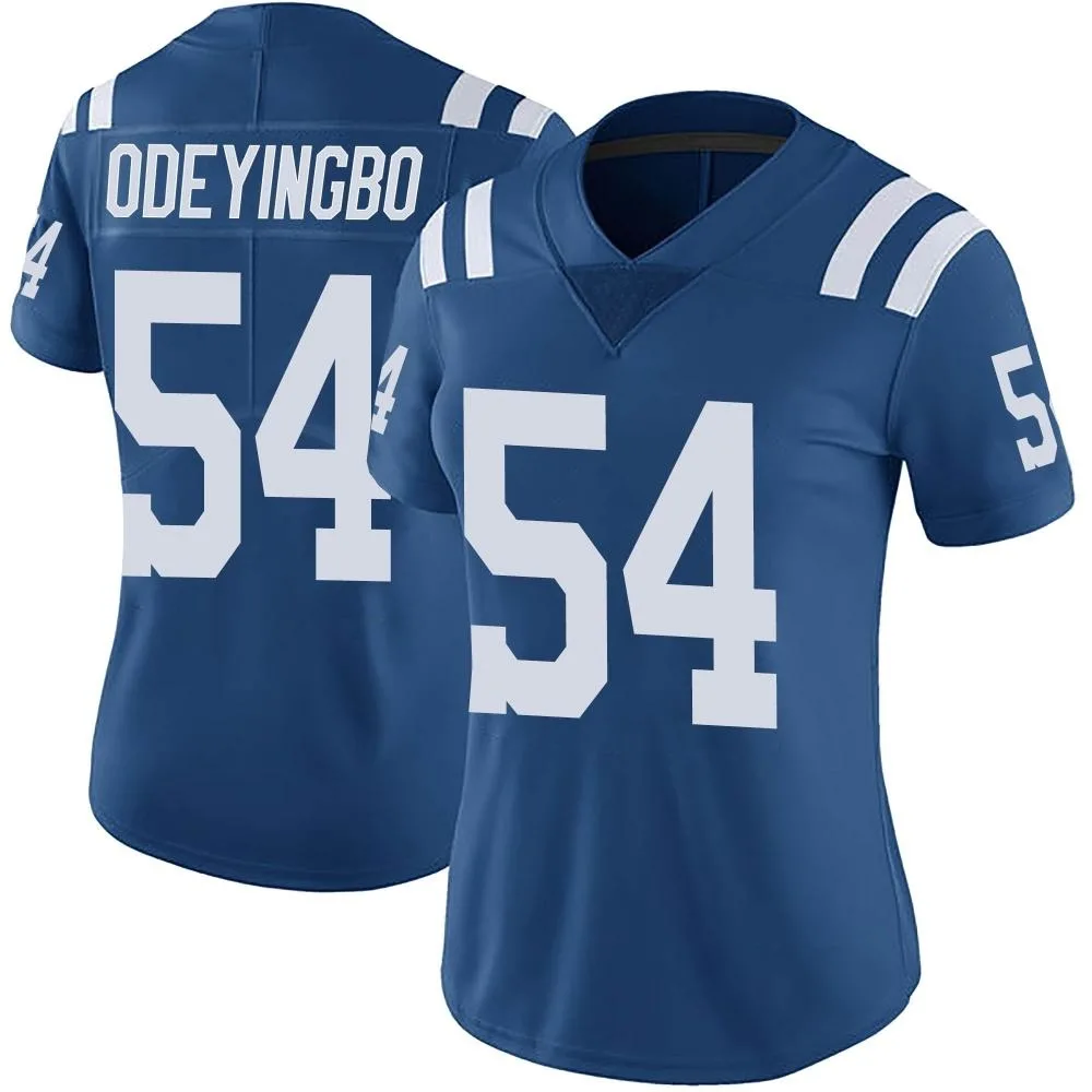 Women's Indianapolis Colts Dayo Odeyingbo Nike Color Rush Vapor Untouchable Limited Royal Jersey Women's Indianapolis Colts Dayo Odeyingbo Nike Color Rush Vapor Untouchable Limited Royal Jersey