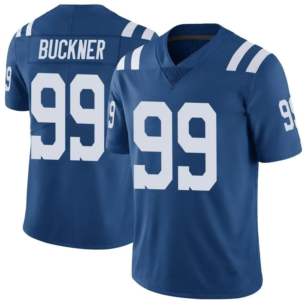 Men's Indianapolis Colts Deforest Buckner Nike Color Rush Vapor Untouchable Limited Royal Jersey Men's Indianapolis Colts Deforest Buckner Nike Color Rush Vapor Untouchable Limited Royal Jersey