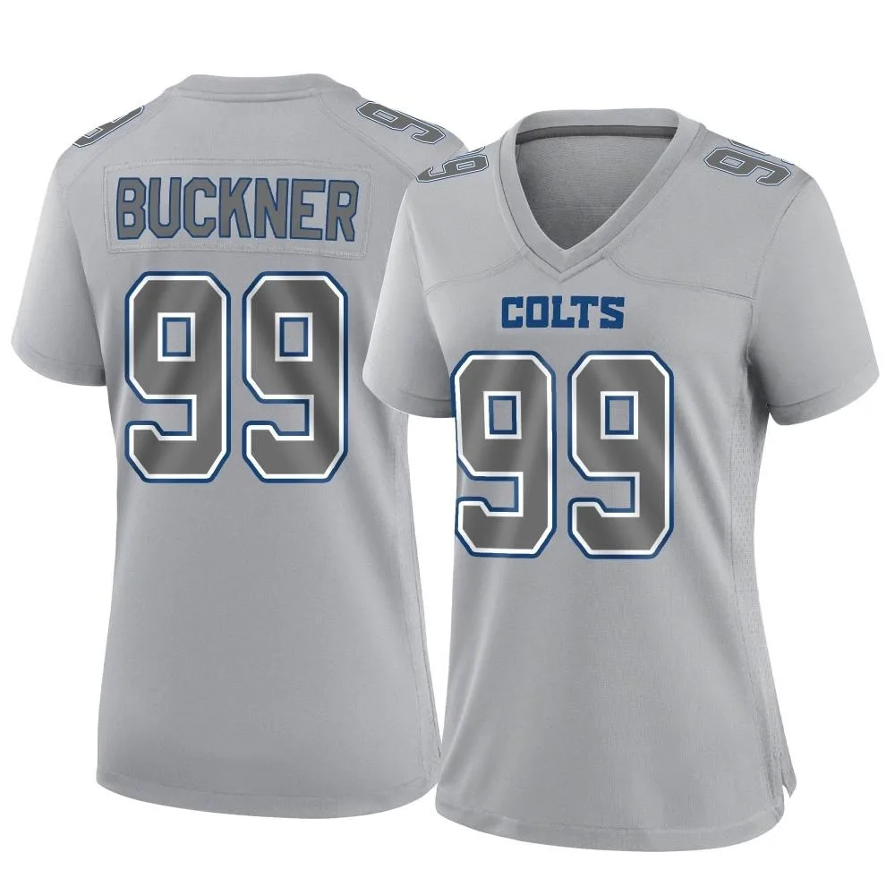 Women's Indianapolis Colts Deforest Buckner Nike Atmosphere Fashion Game Gray Jersey Women's Indianapolis Colts Deforest Buckner Nike Atmosphere Fashion Game Gray Jersey
