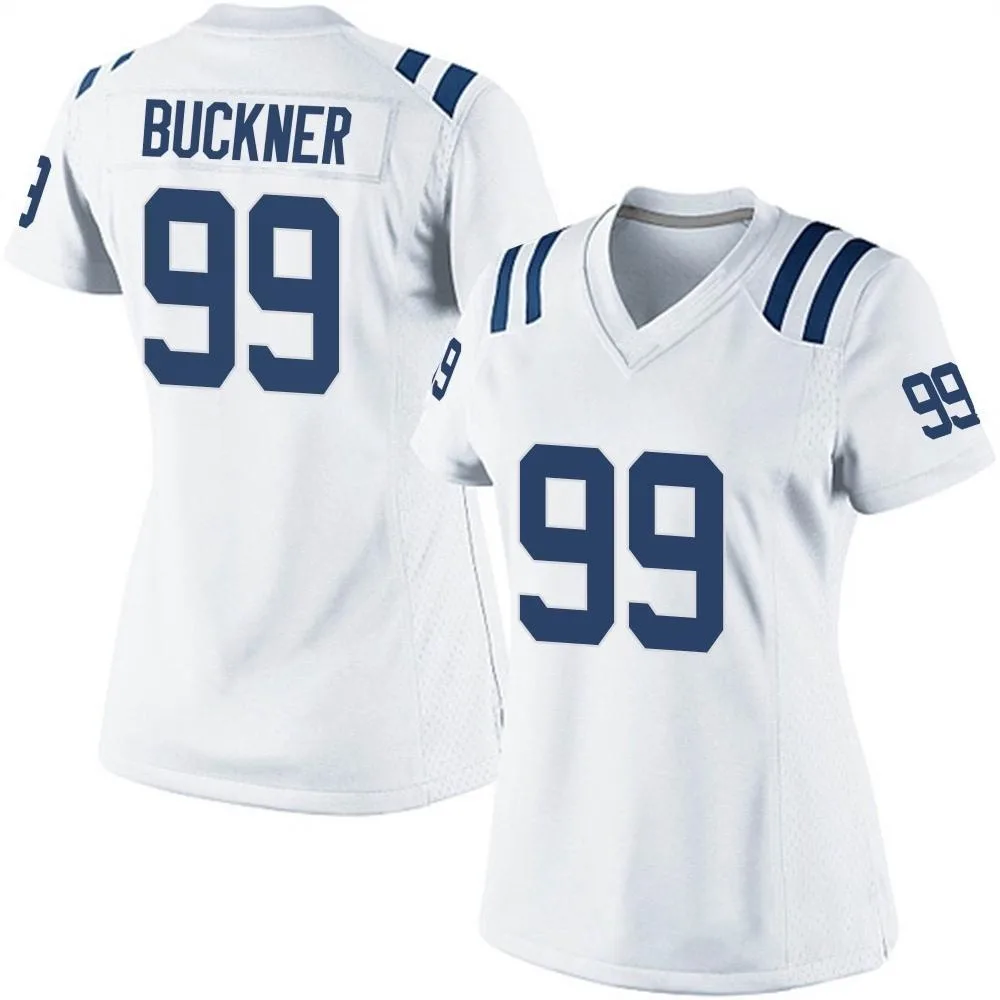 Women's Indianapolis Colts Deforest Buckner Nike Game White Jersey Women's Indianapolis Colts Deforest Buckner Nike Game White Jersey