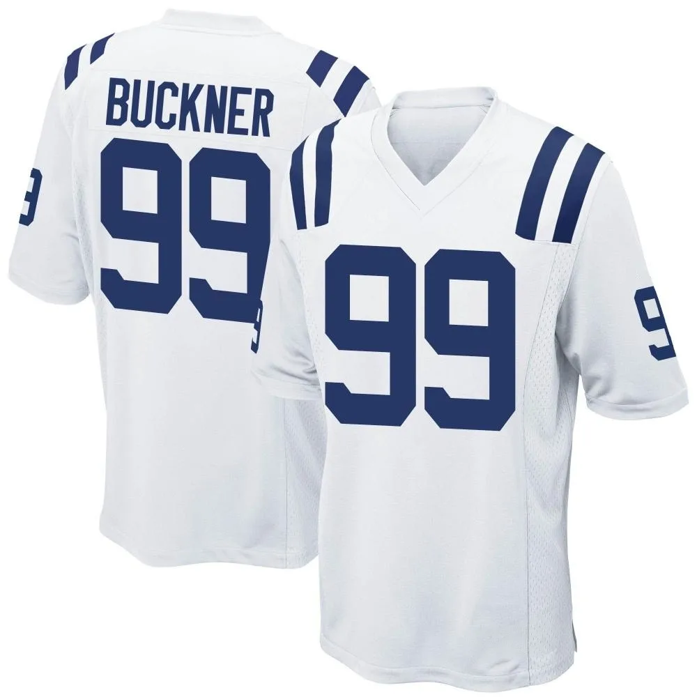 Youth Indianapolis Colts Deforest Buckner Nike Game White Jersey Youth Indianapolis Colts Deforest Buckner Nike Game White Jersey