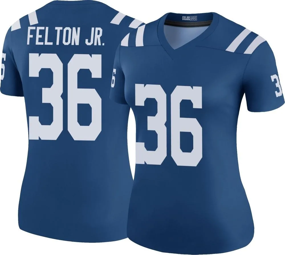Women's Indianapolis Colts Demetric Felton Nike Color Rush Legend Royal Jersey Women's Indianapolis Colts Demetric Felton Nike Color Rush Legend Royal Jersey