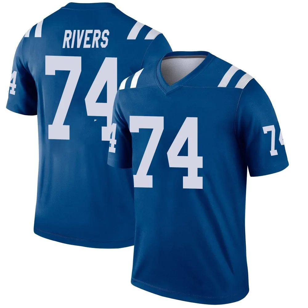 Men's Indianapolis Colts Derek Rivers Nike Legend Royal Jersey Men's Indianapolis Colts Derek Rivers Nike Legend Royal Jersey