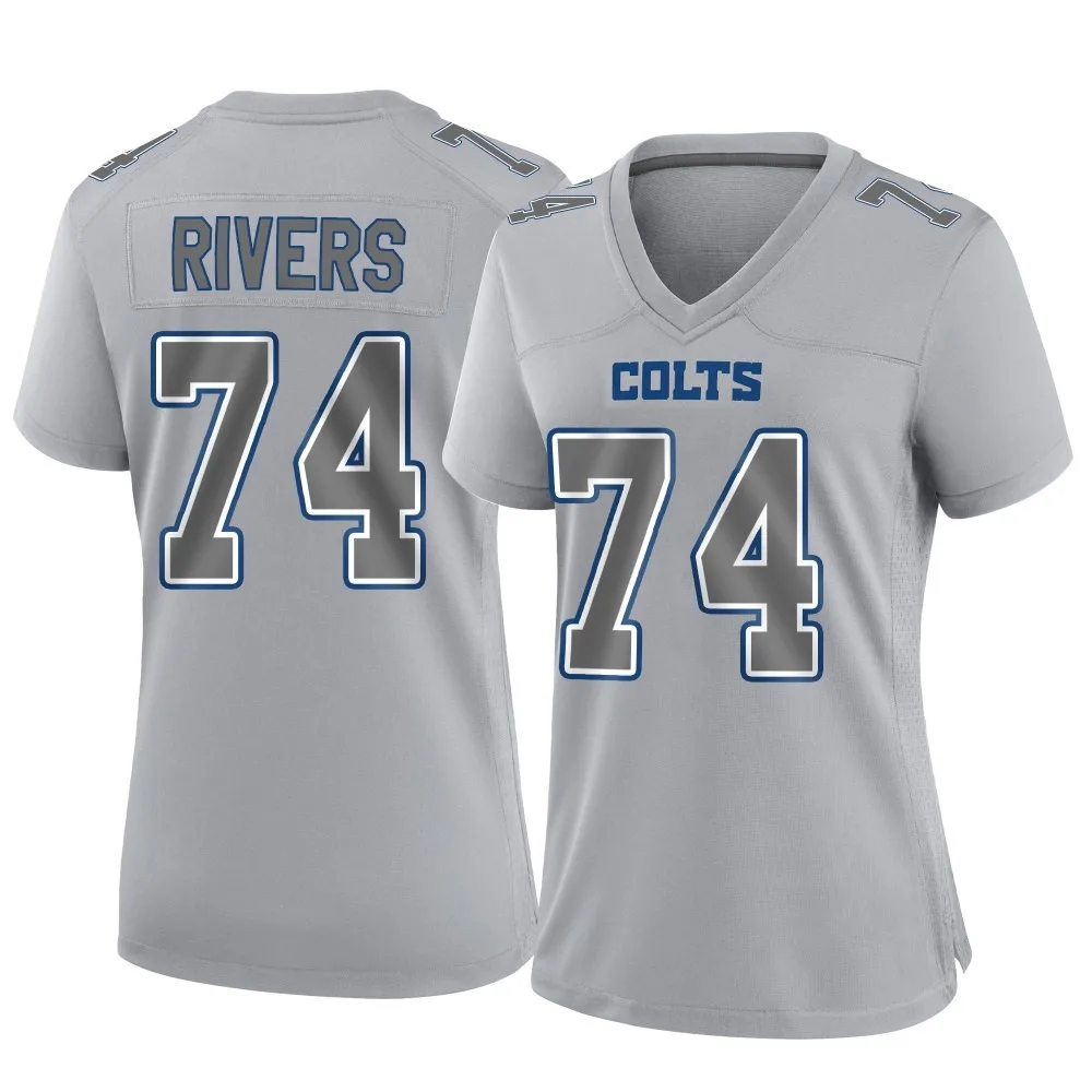 Women's Indianapolis Colts Derek Rivers Nike Atmosphere Fashion Game Gray Jersey Women's Indianapolis Colts Derek Rivers Nike Atmosphere Fashion Game Gray Jersey