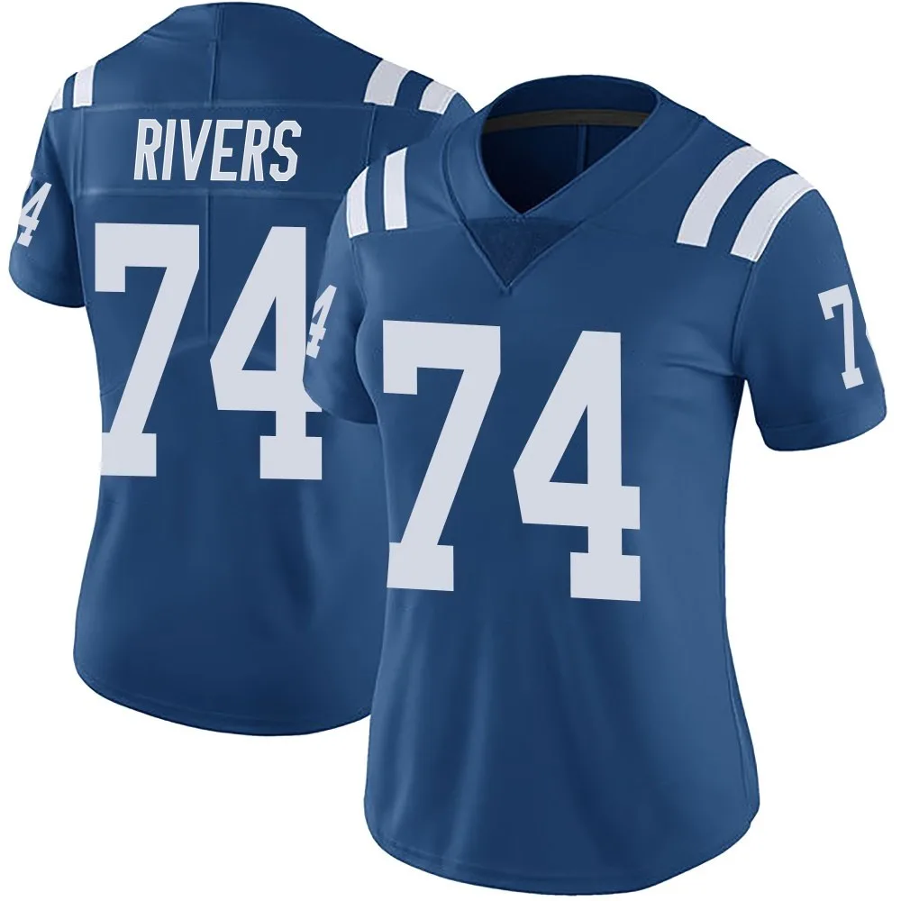 Women's Indianapolis Colts Derek Rivers Nike Color Rush Vapor Untouchable Limited Royal Jersey Women's Indianapolis Colts Derek Rivers Nike Color Rush Vapor Untouchable Limited Royal Jersey