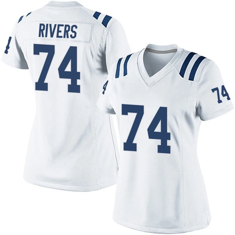 Women's Indianapolis Colts Derek Rivers Nike Game White Jersey Women's Indianapolis Colts Derek Rivers Nike Game White Jersey