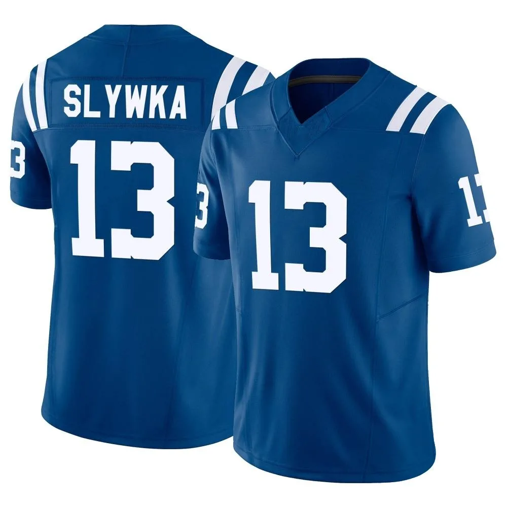 Men's Indianapolis Colts Derek Slywka Nike Vapor F.U.S.E. Limited Royal Jersey Men's Indianapolis Colts Derek Slywka Nike Vapor F.U.S.E. Limited Royal Jersey