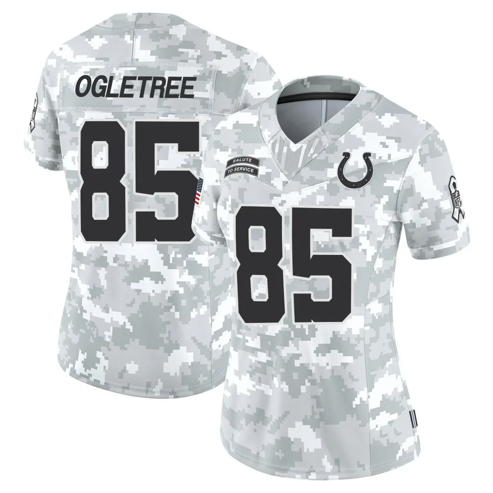 Women's Indianapolis Colts Drew Ogletree Nike 2024 Salute to Service Limited Arctic Camo Jersey Women's Indianapolis Colts Drew Ogletree Nike 2024 Salute to Service Limited Arctic Camo Jersey