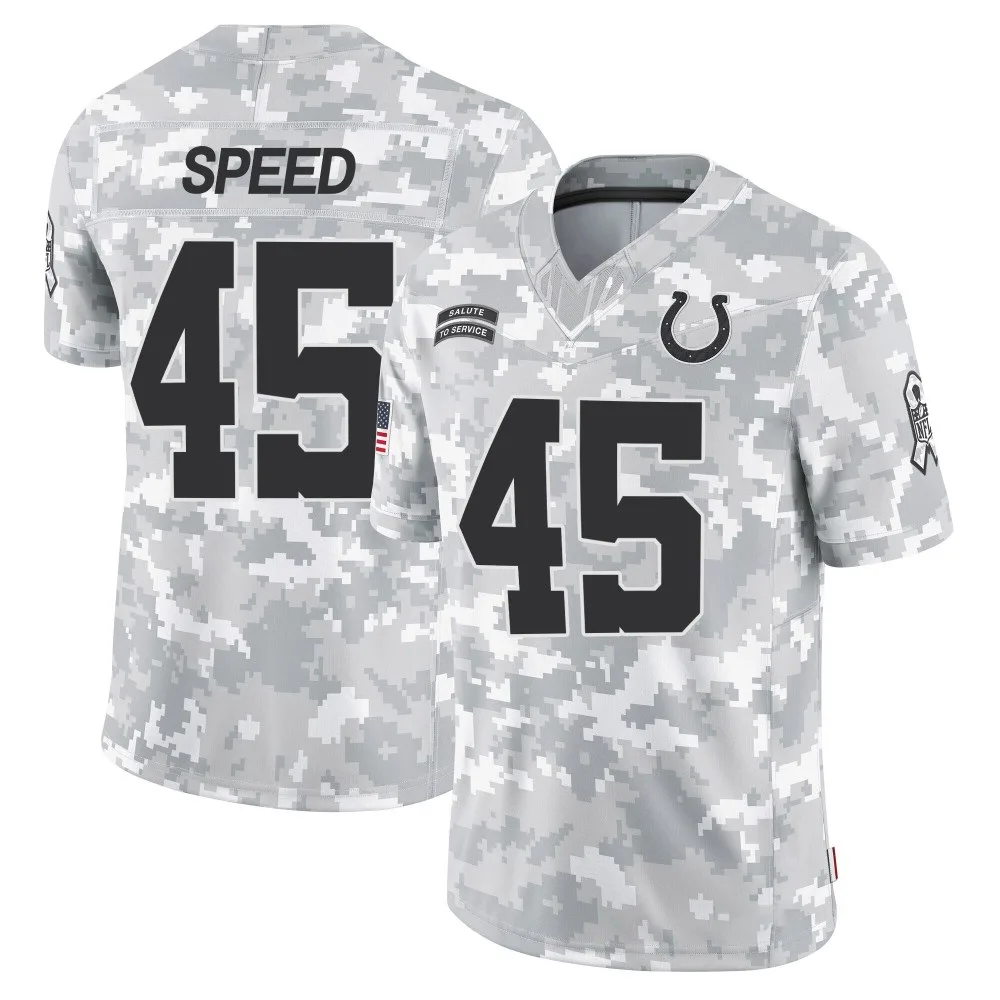 Men's Indianapolis Colts E.j. Speed Nike 2024 Salute to Service Limited Arctic Camo Jersey Men's Indianapolis Colts E.j. Speed Nike 2024 Salute to Service Limited Arctic Camo Jersey