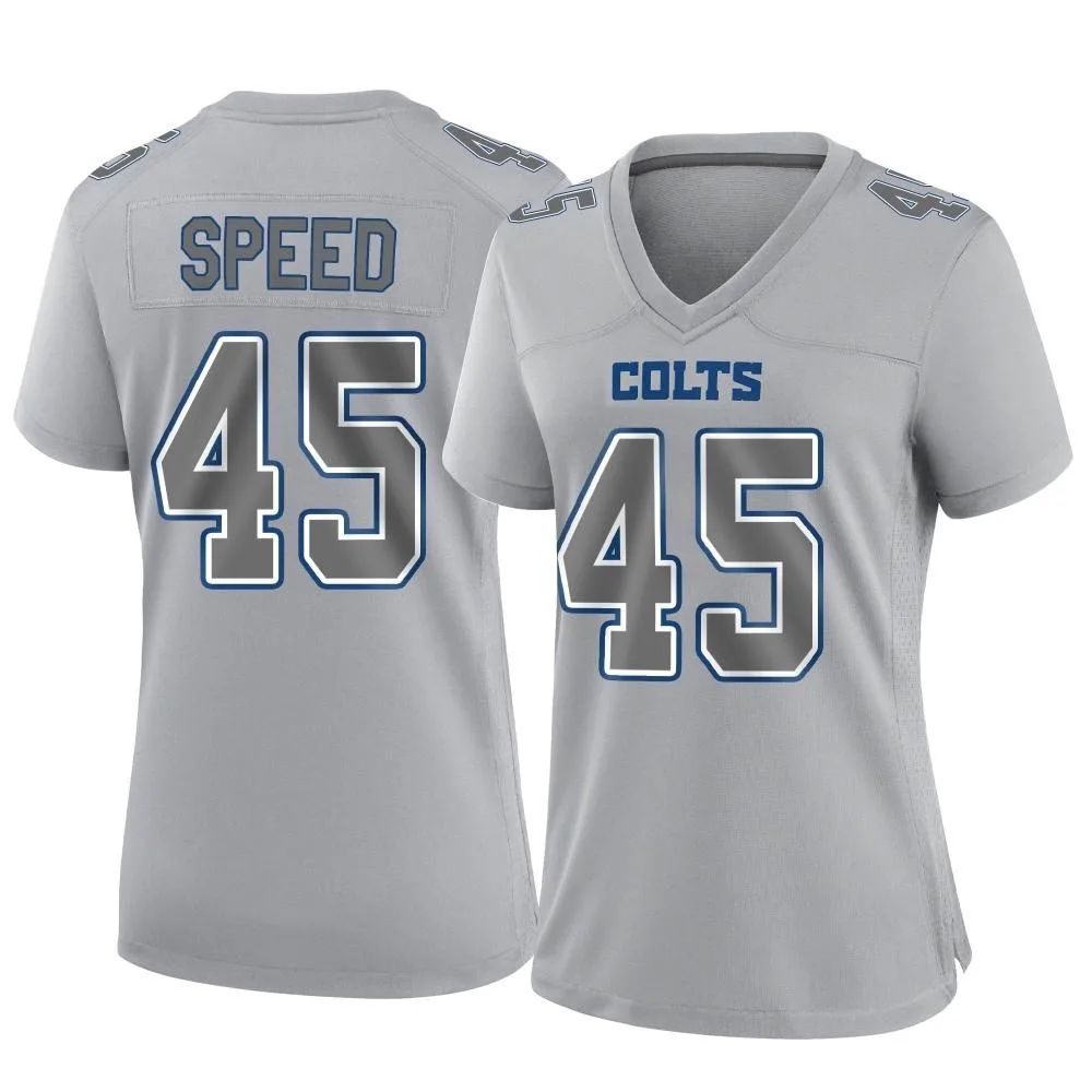 Women's Indianapolis Colts E.j. Speed Nike Atmosphere Fashion Game Gray Jersey Women's Indianapolis Colts E.j. Speed Nike Atmosphere Fashion Game Gray Jersey