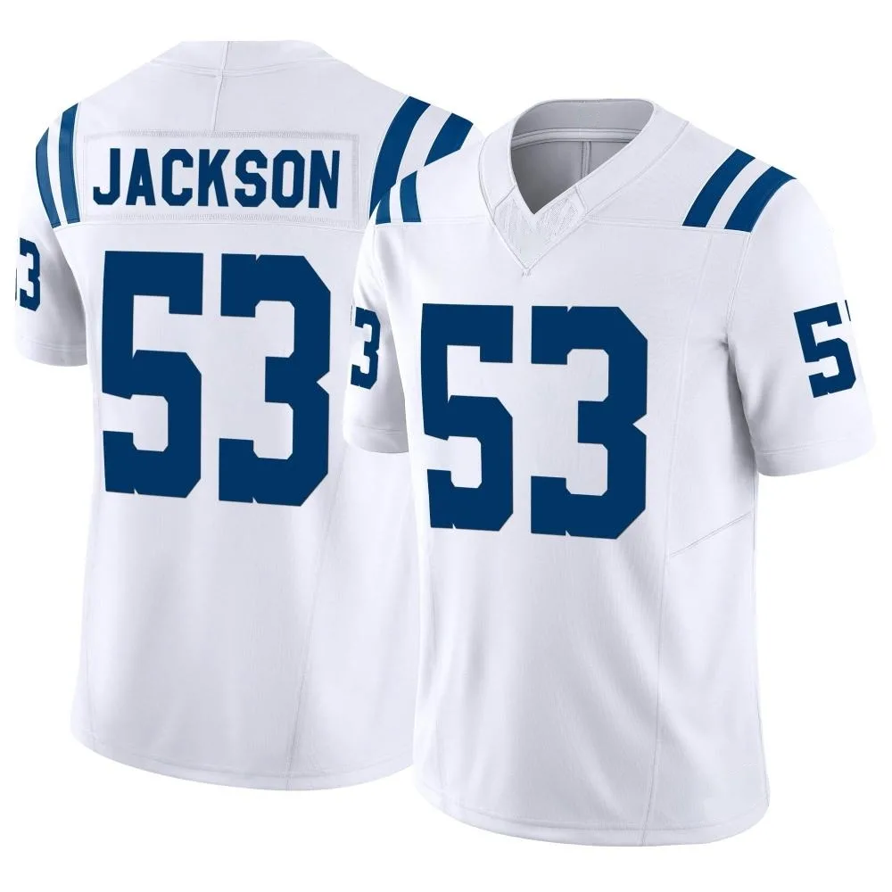 Men's Indianapolis Colts Edwin Jackson Nike Vapor F.U.S.E. Limited White Jersey Men's Indianapolis Colts Edwin Jackson Nike Vapor F.U.S.E. Limited White Jersey