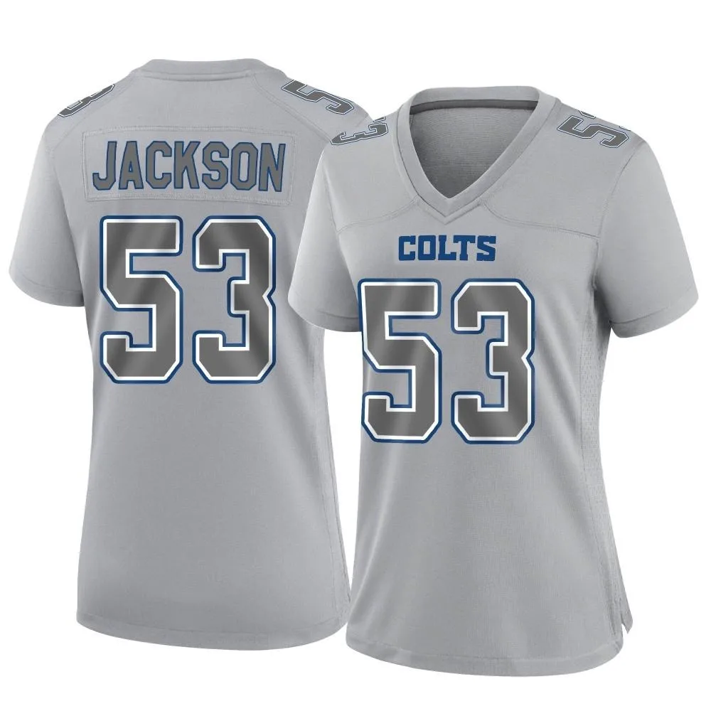 Women's Indianapolis Colts Edwin Jackson Nike Atmosphere Fashion Game Gray Jersey Women's Indianapolis Colts Edwin Jackson Nike Atmosphere Fashion Game Gray Jersey