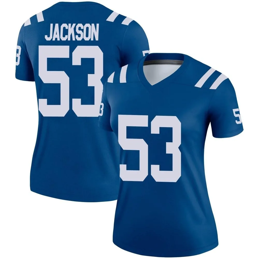 Women's Indianapolis Colts Edwin Jackson Nike Legend Royal Jersey Women's Indianapolis Colts Edwin Jackson Nike Legend Royal Jersey