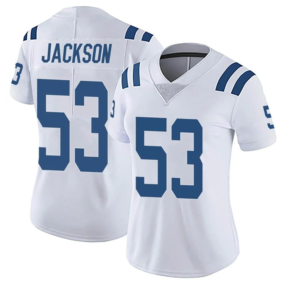 Women's Indianapolis Colts Edwin Jackson Nike Vapor Untouchable Limited White Jersey Women's Indianapolis Colts Edwin Jackson Nike Vapor Untouchable Limited White Jersey