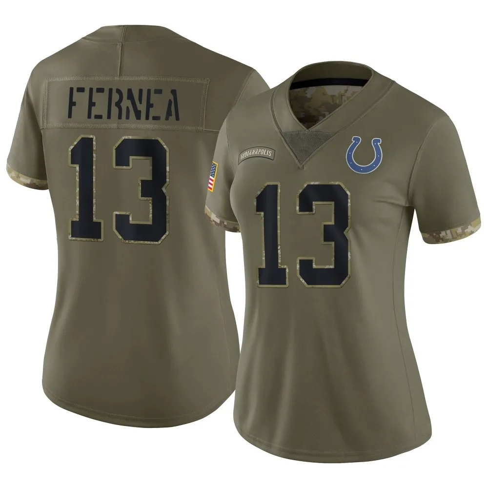 Women's Indianapolis Colts Ethan Fernea Nike 2022 Salute To Service Limited Olive Jersey Women's Indianapolis Colts Ethan Fernea Nike 2022 Salute To Service Limited Olive Jersey