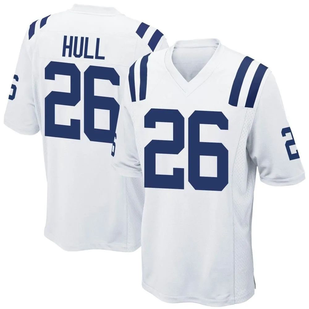 Men's Indianapolis Colts Evan Hull Nike Game White Jersey Men's Indianapolis Colts Evan Hull Nike Game White Jersey