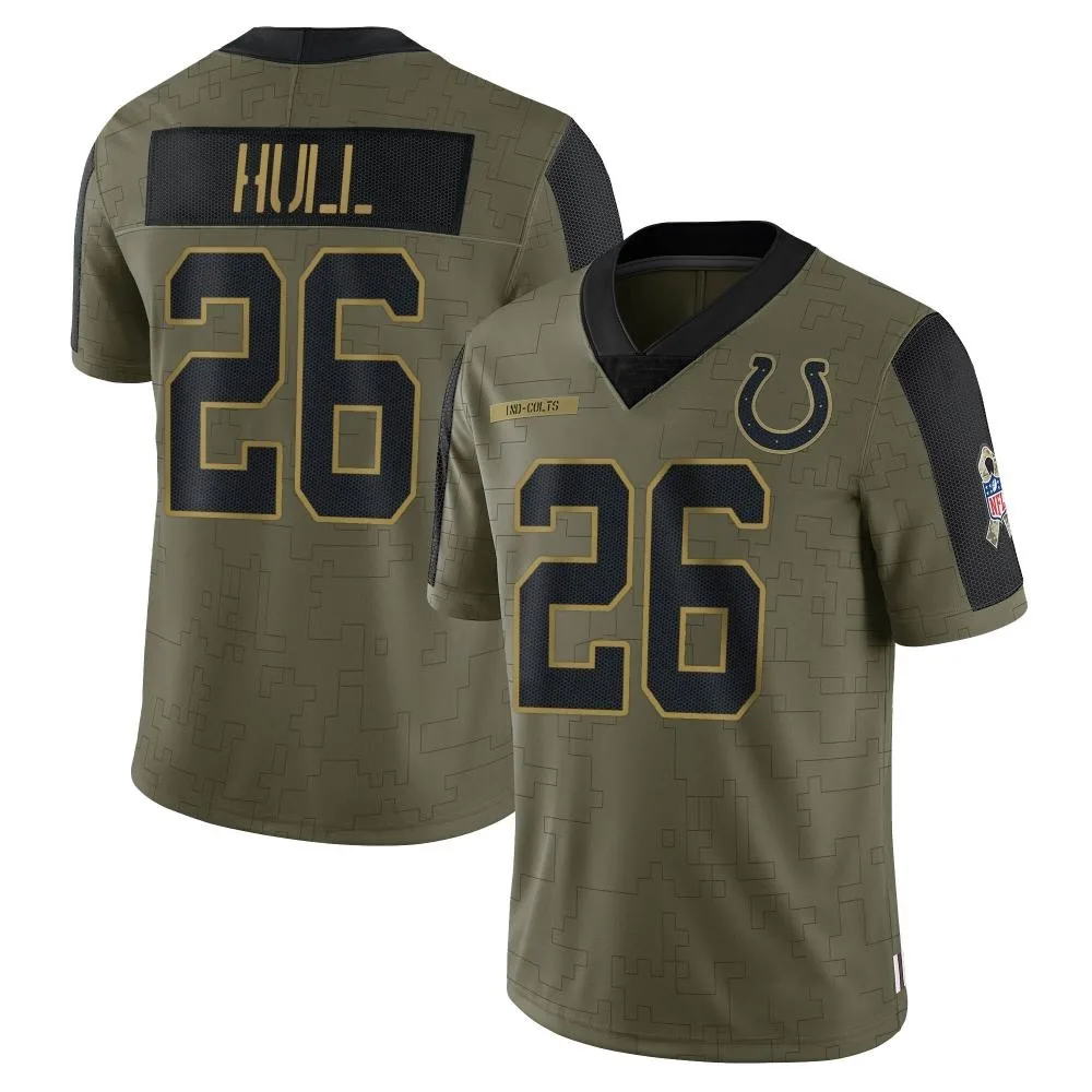 Youth Indianapolis Colts Evan Hull Nike 2021 Salute To Service Limited Olive Jersey Youth Indianapolis Colts Evan Hull Nike 2021 Salute To Service Limited Olive Jersey