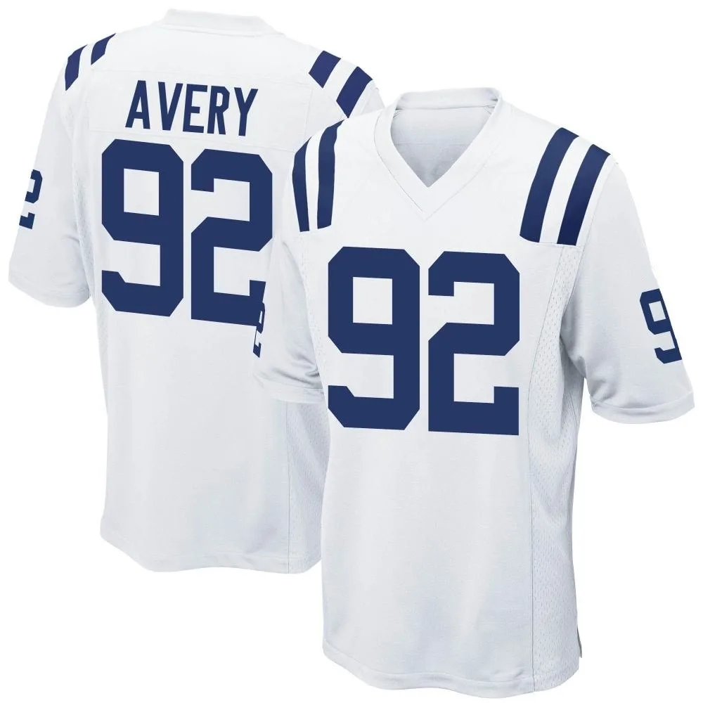 Men's Indianapolis Colts Genard Avery Nike Game White Jersey Men's Indianapolis Colts Genard Avery Nike Game White Jersey