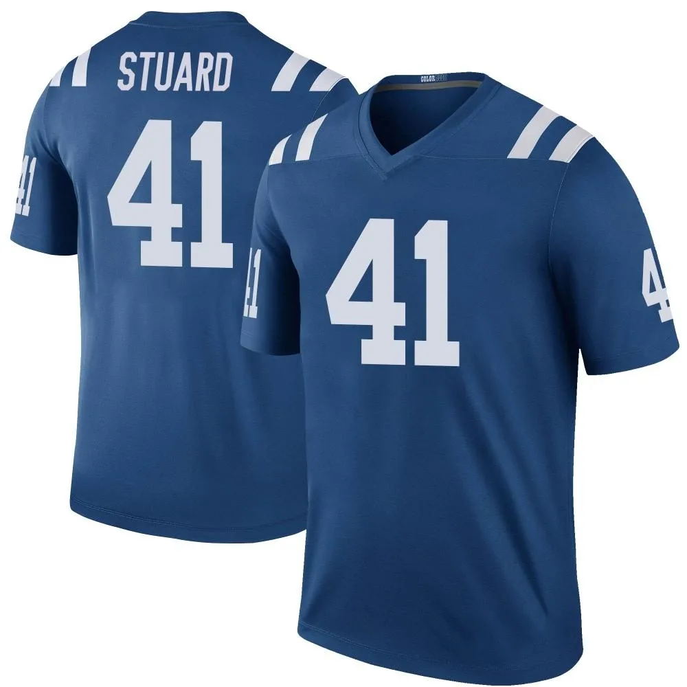 Men's Indianapolis Colts Grant Stuard Nike Color Rush Legend Royal Jersey Men's Indianapolis Colts Grant Stuard Nike Color Rush Legend Royal Jersey