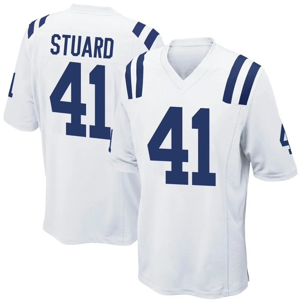 Men's Indianapolis Colts Grant Stuard Nike Game White Jersey Men's Indianapolis Colts Grant Stuard Nike Game White Jersey