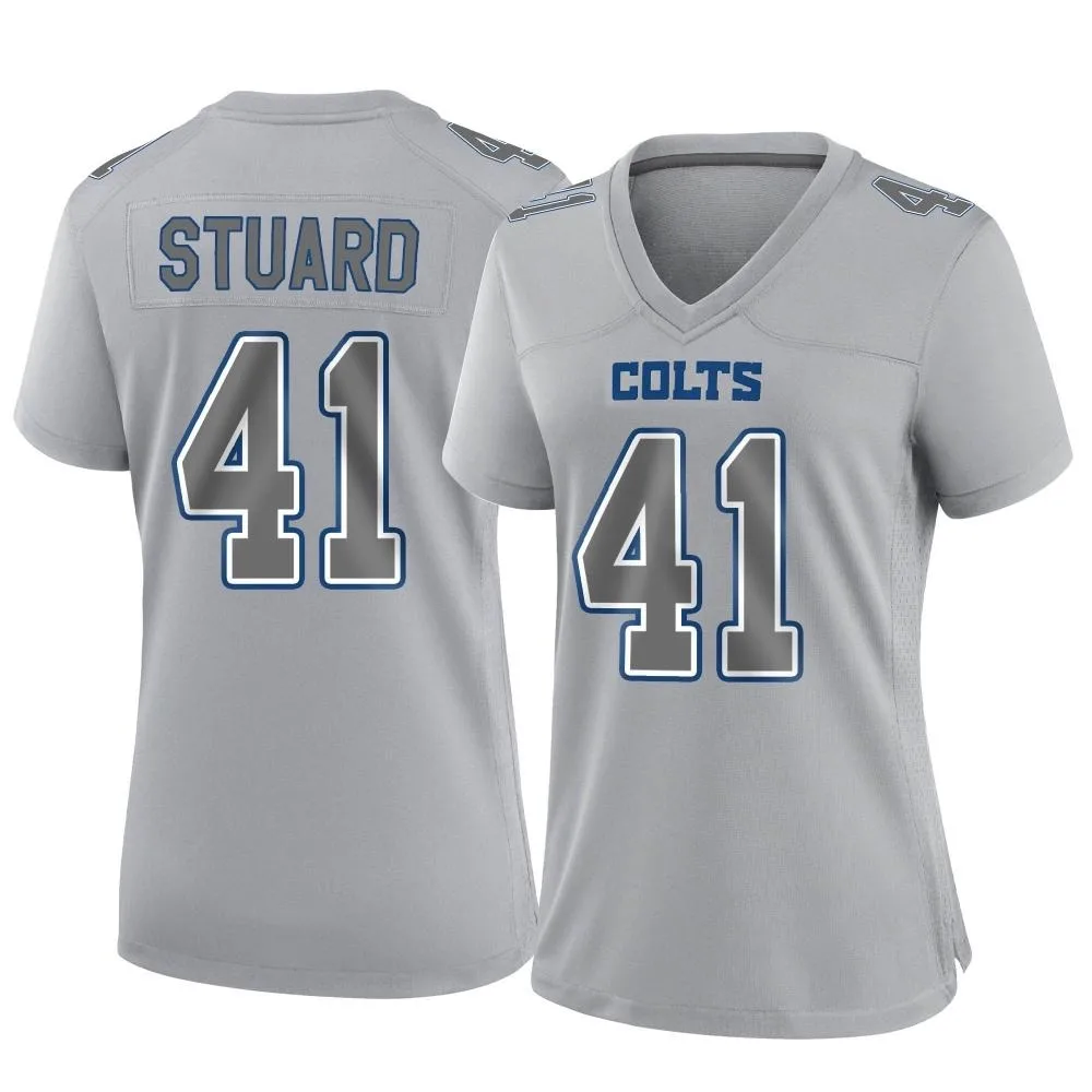 Women's Indianapolis Colts Grant Stuard Nike Atmosphere Fashion Game Gray Jersey Women's Indianapolis Colts Grant Stuard Nike Atmosphere Fashion Game Gray Jersey