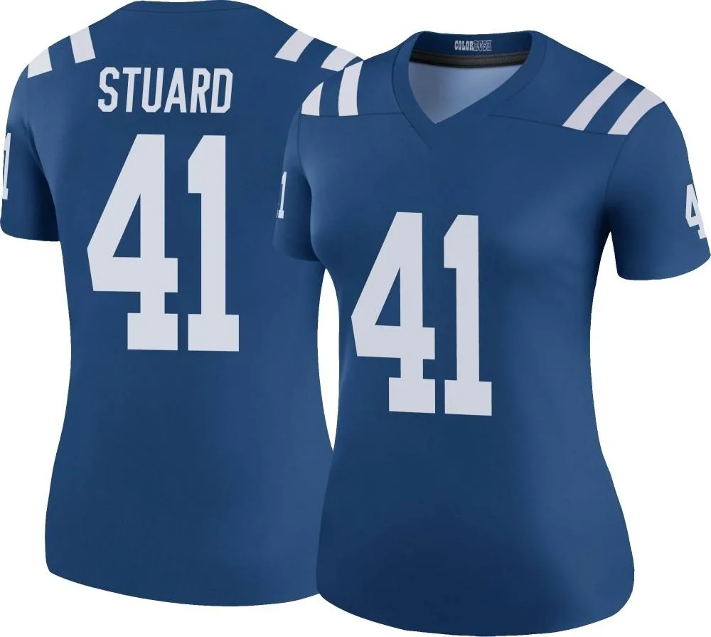 Women's Indianapolis Colts Grant Stuard Nike Color Rush Legend Royal Jersey Women's Indianapolis Colts Grant Stuard Nike Color Rush Legend Royal Jersey