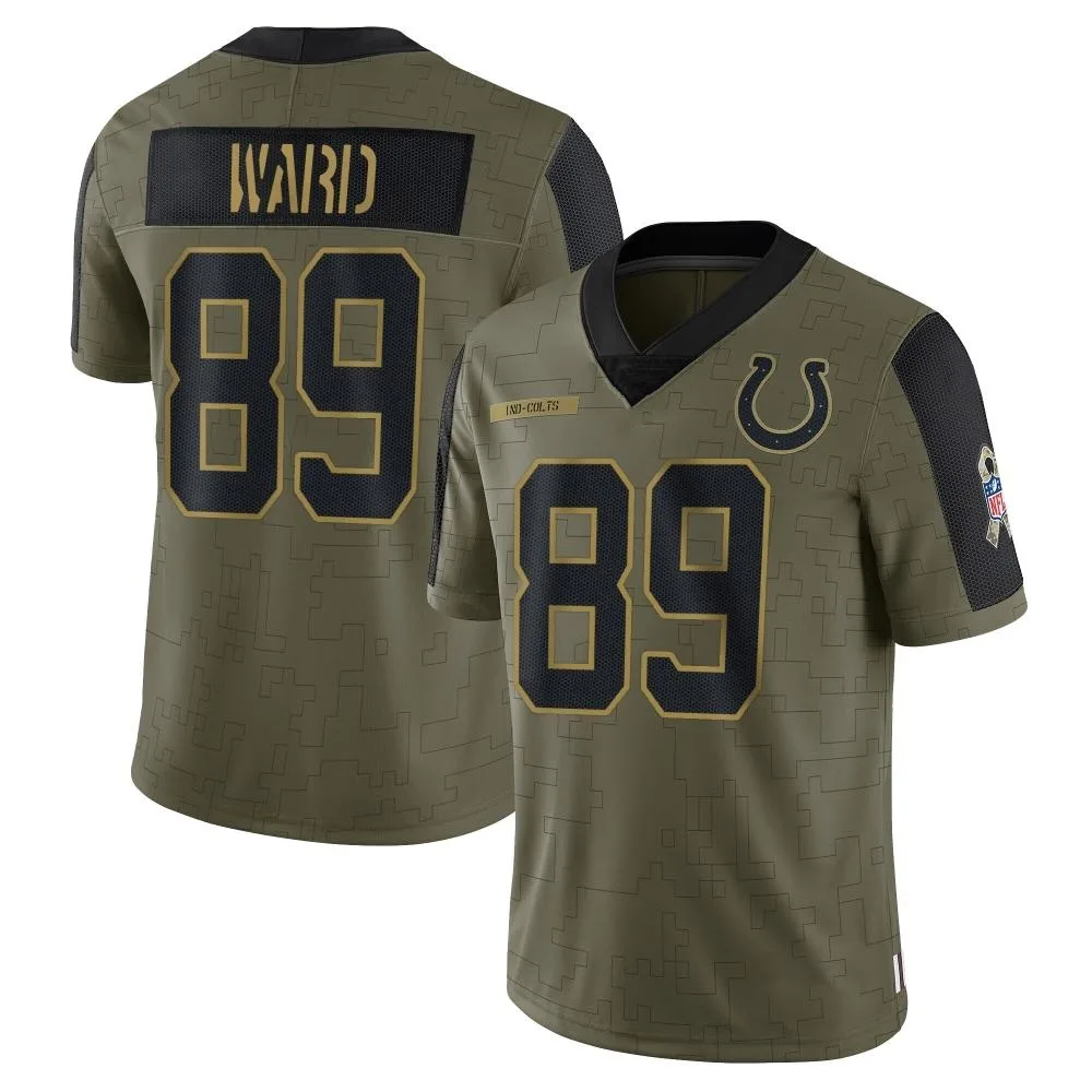 Men's Indianapolis Colts Greg Ward Nike 2021 Salute To Service Limited Olive Jersey Men's Indianapolis Colts Greg Ward Nike 2021 Salute To Service Limited Olive Jersey