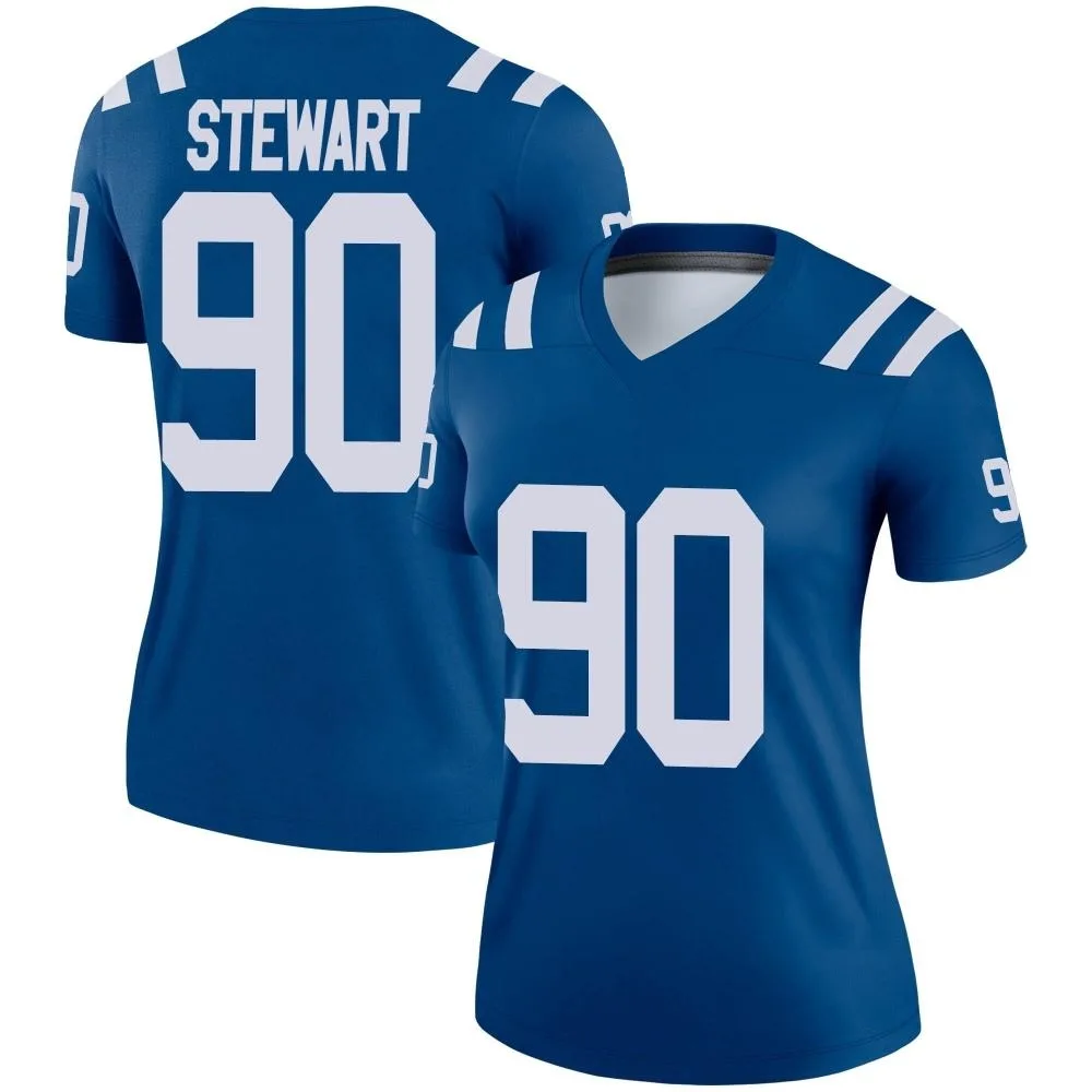 Women's Indianapolis Colts Grover Stewart Nike Legend Royal Jersey Women's Indianapolis Colts Grover Stewart Nike Legend Royal Jersey