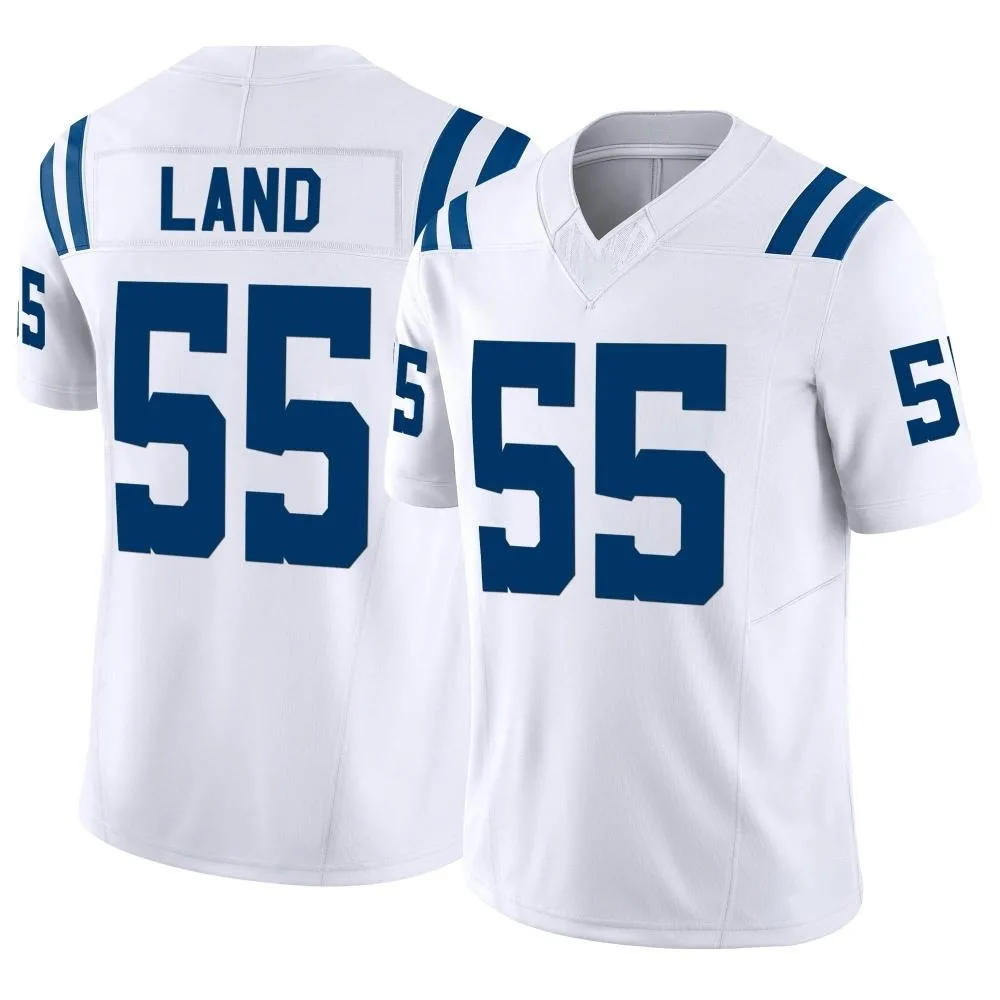 Men's Indianapolis Colts Isaiah Land Nike Vapor F.U.S.E. Limited White Jersey Men's Indianapolis Colts Isaiah Land Nike Vapor F.U.S.E. Limited White Jersey