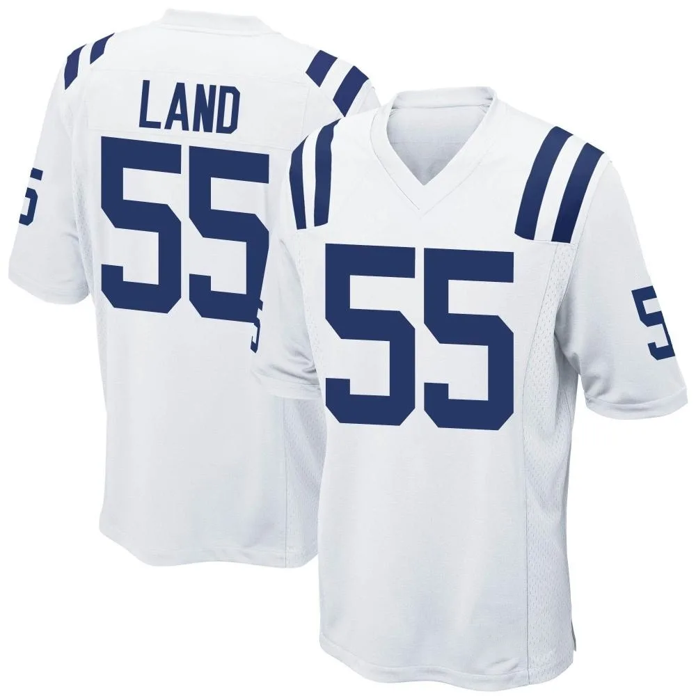 Youth Indianapolis Colts Isaiah Land Nike Game White Jersey Youth Indianapolis Colts Isaiah Land Nike Game White Jersey